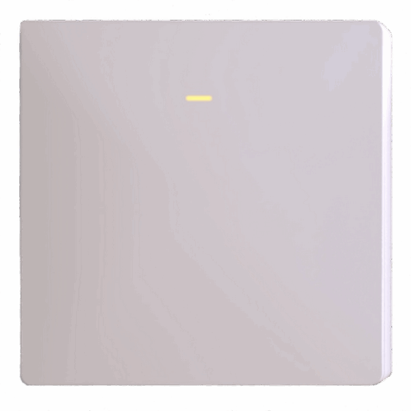 Casambi Wireless Battery-Operated Single-Button Wall Switch ~ Eulum SWC-CSB-1R-W